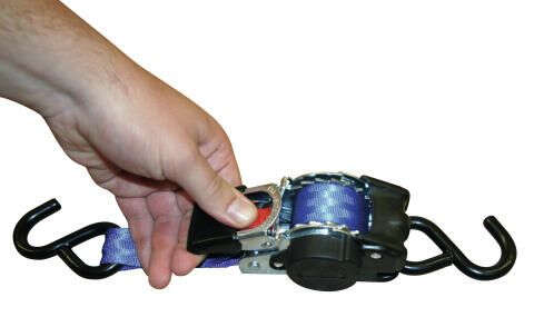 KERBL Automatik-Zurrgurt mit Aufrollfunktion 25 mm/3 m